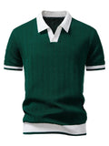Men's Chevron Detail Polo Shirt