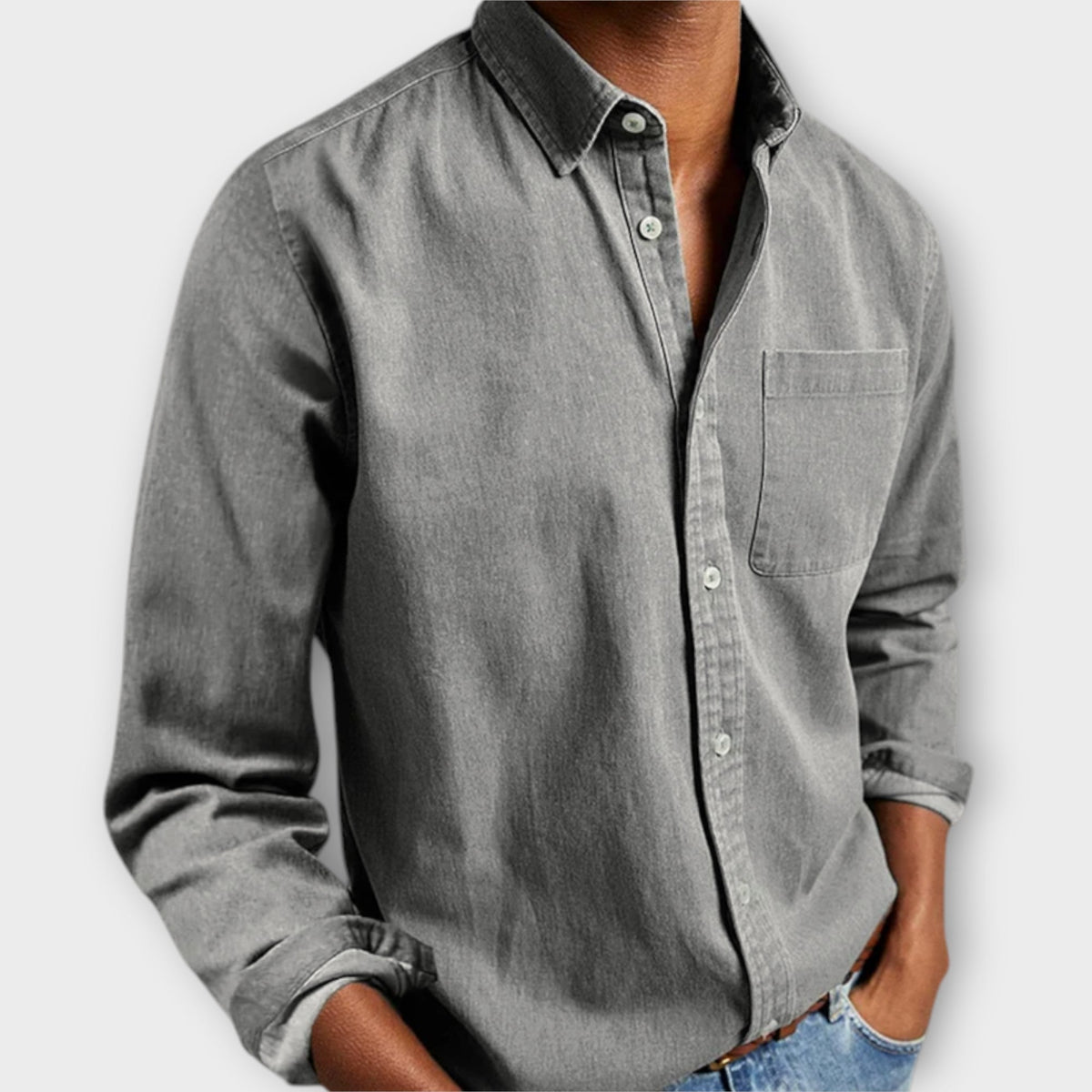 Men's Classic Button-Up Shirt