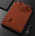 Men's Classic High Neck Jumper