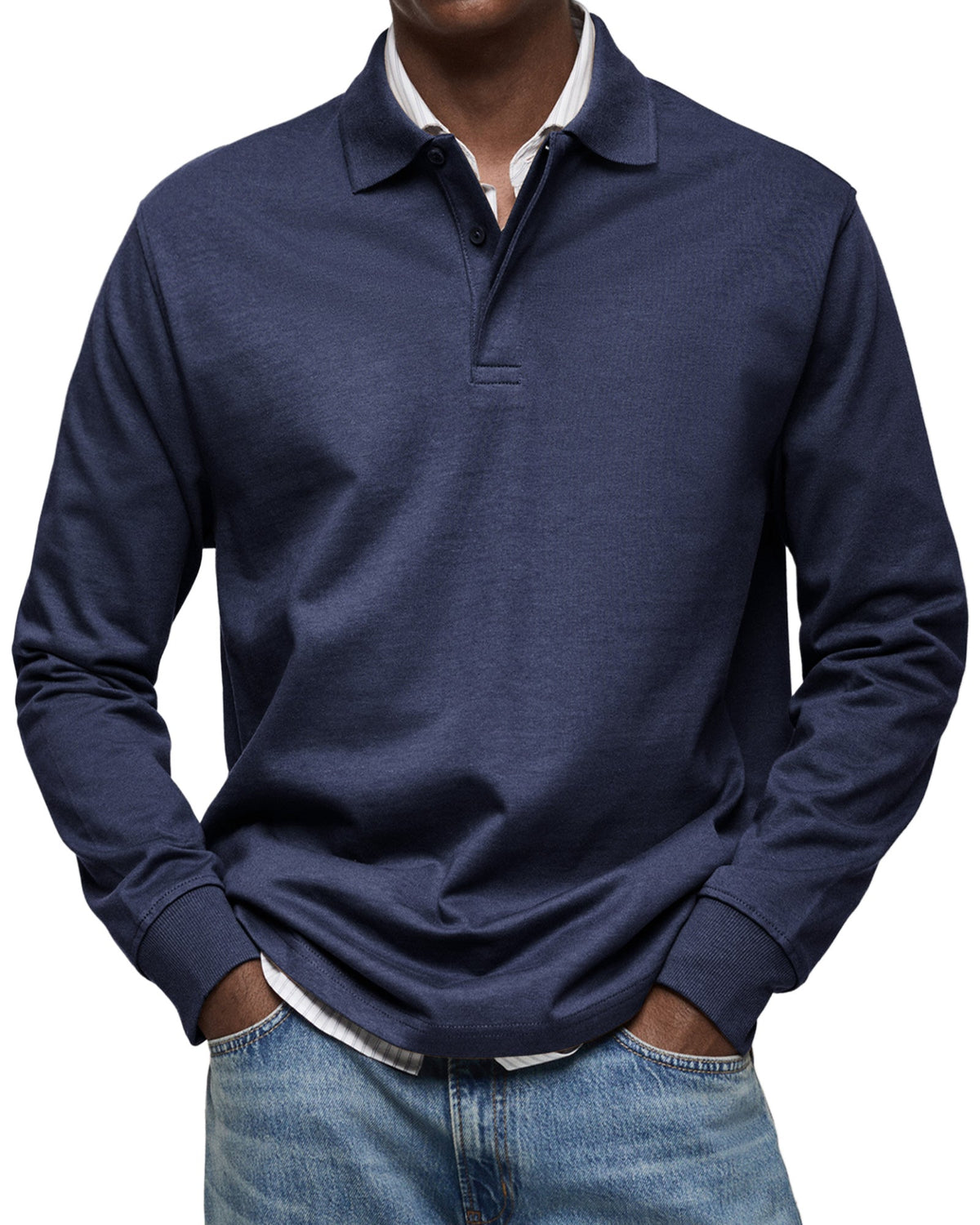 Men's Classic Long Sleeve Polo
