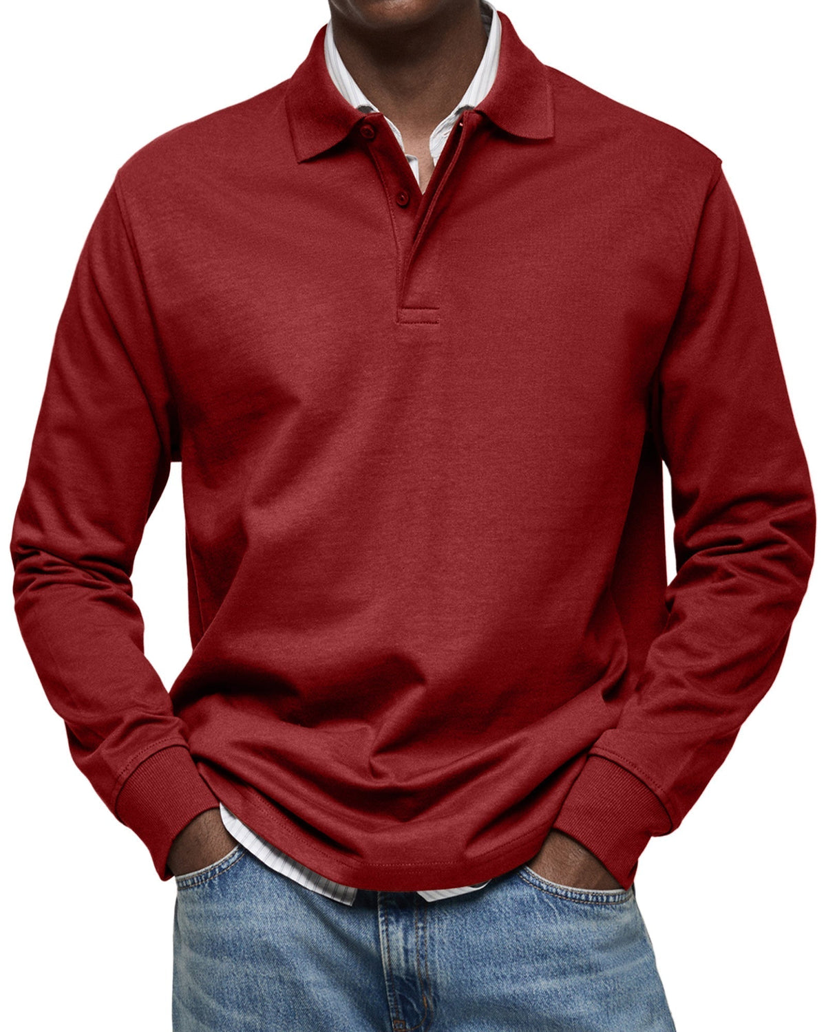 Men's Classic Long Sleeve Polo