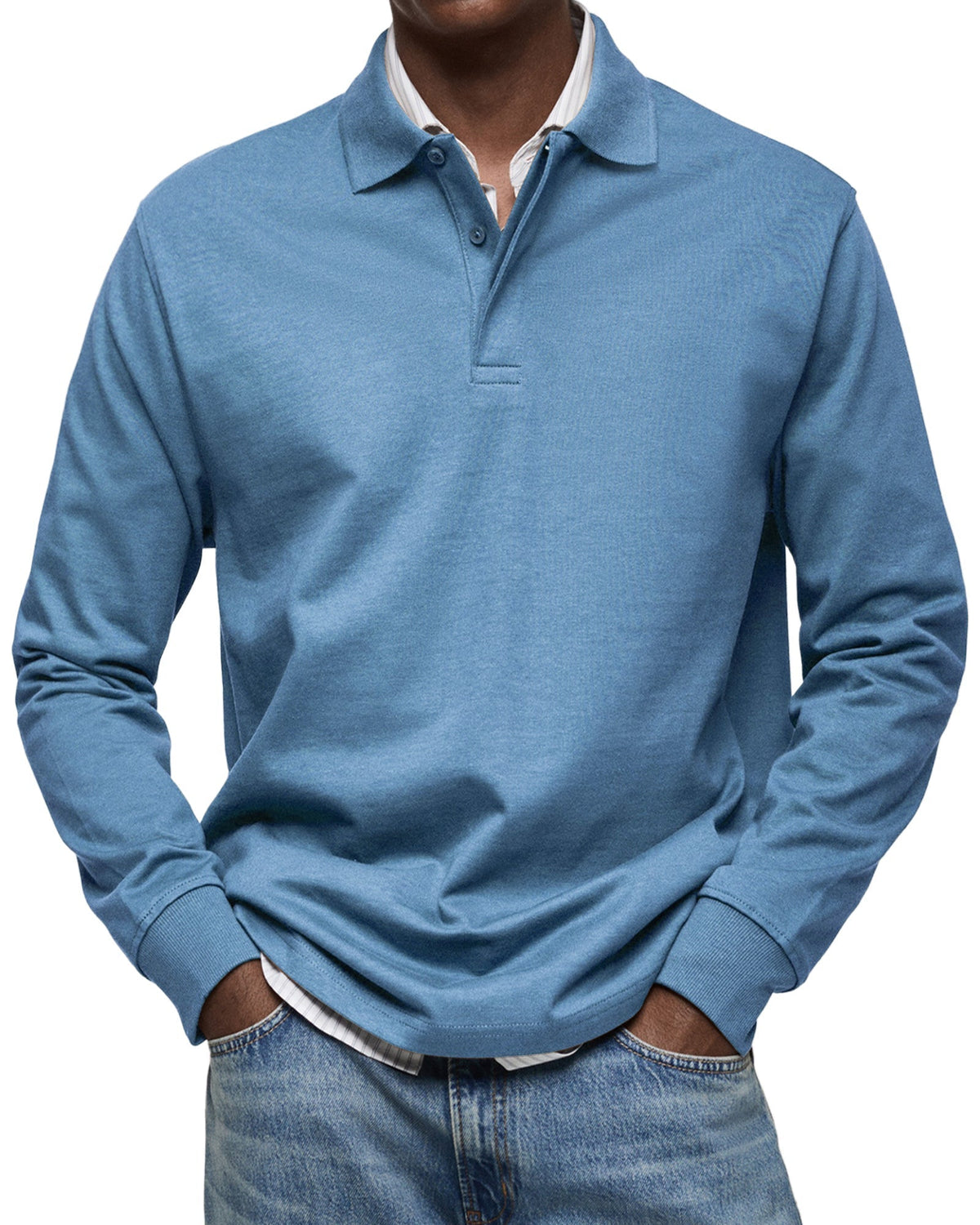 Men's Classic Long Sleeve Polo