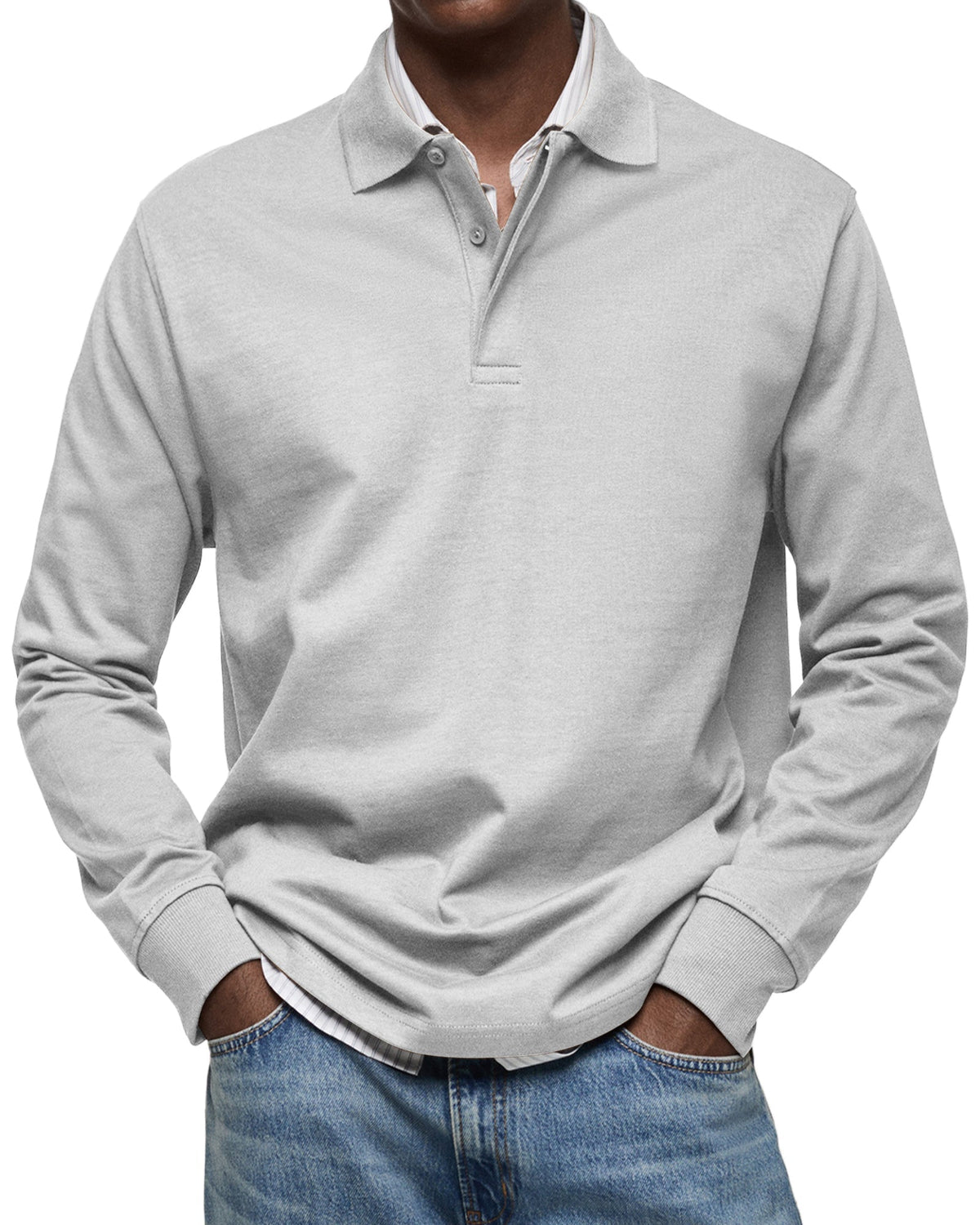 Men's Classic Long Sleeve Polo