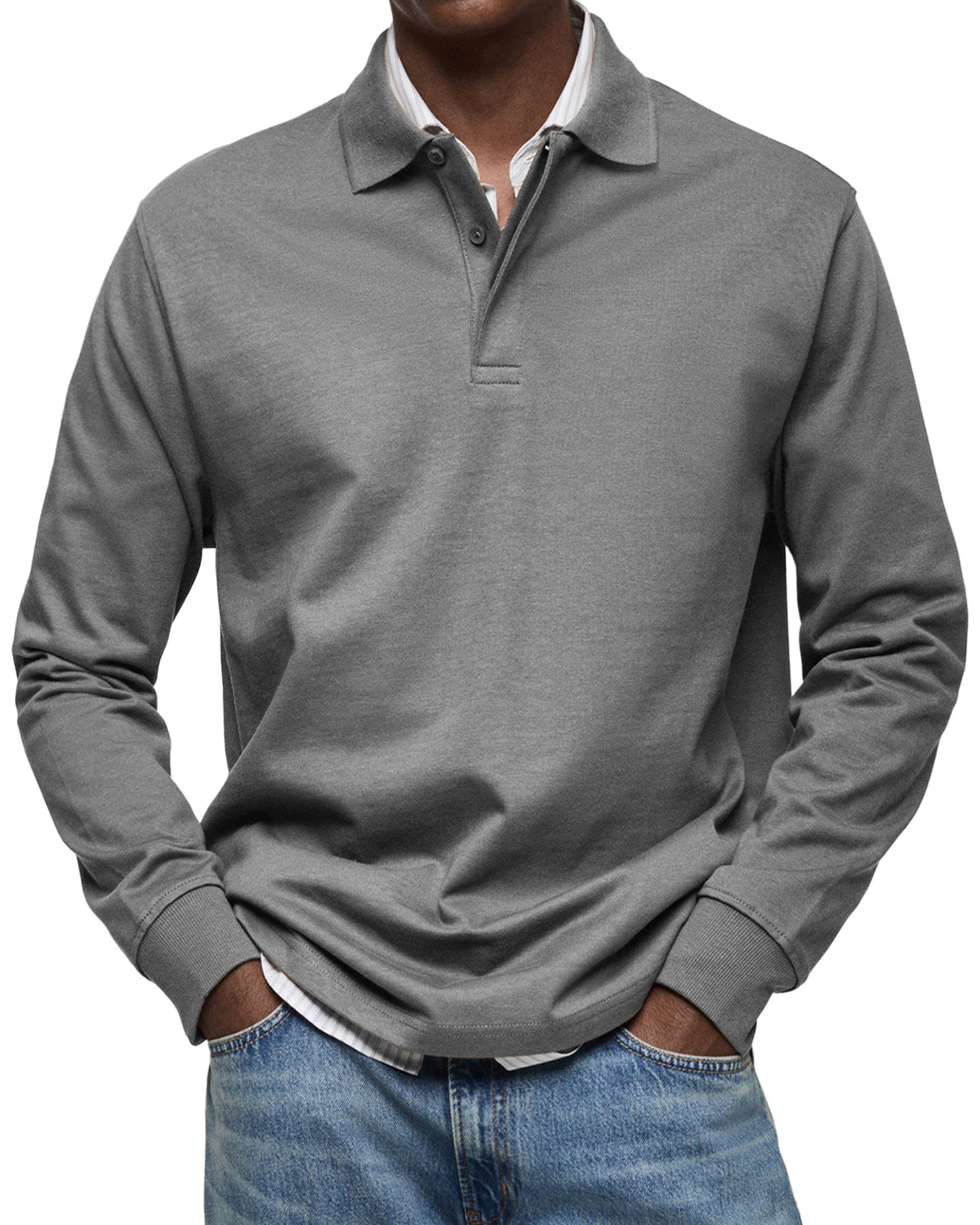 Men's Classic Long Sleeve Polo