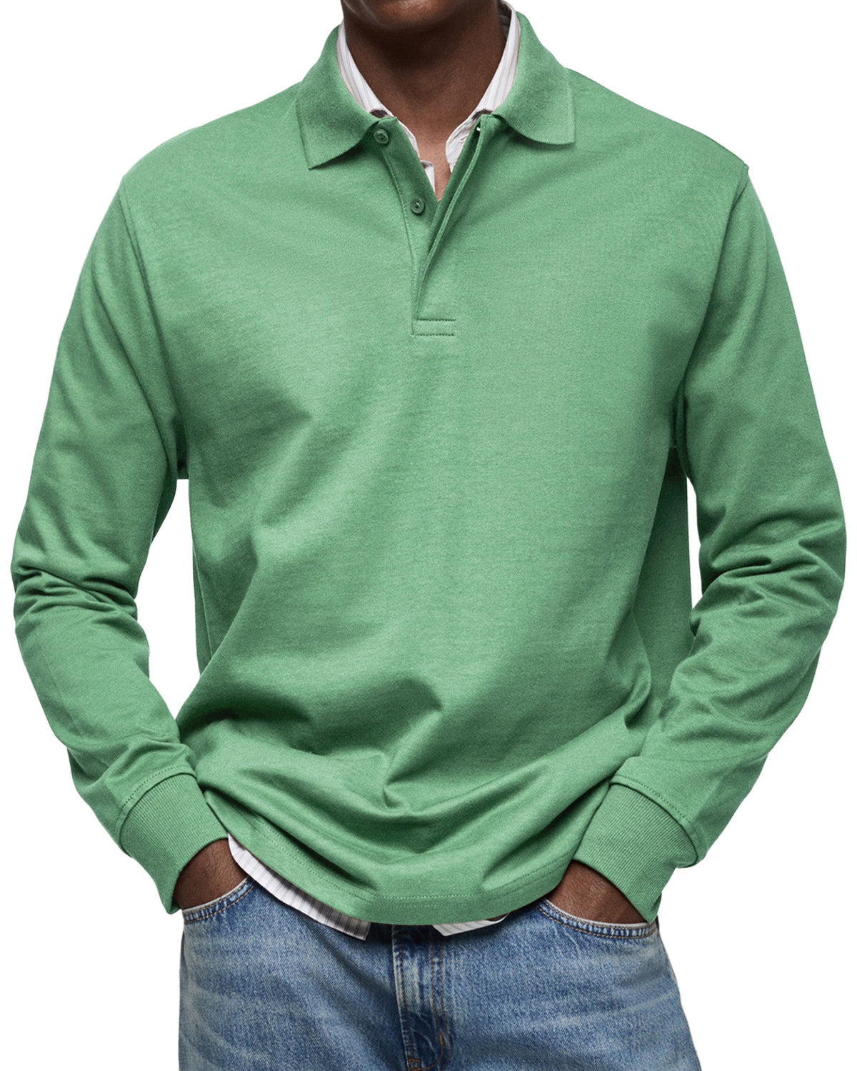 Men's Classic Long Sleeve Polo