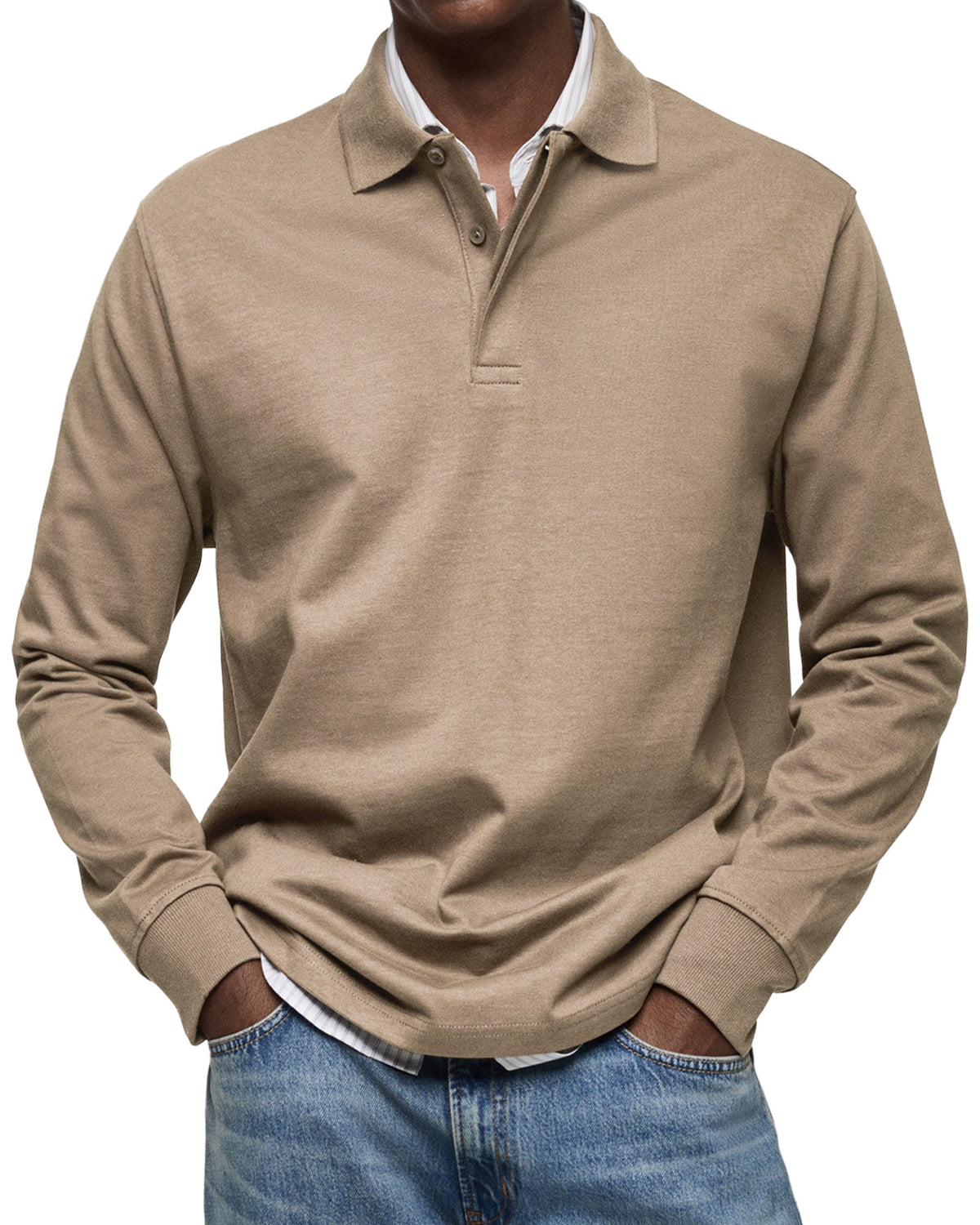 Men's Classic Long Sleeve Polo