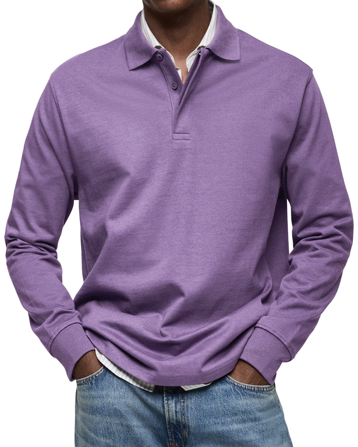 Men's Classic Long Sleeve Polo