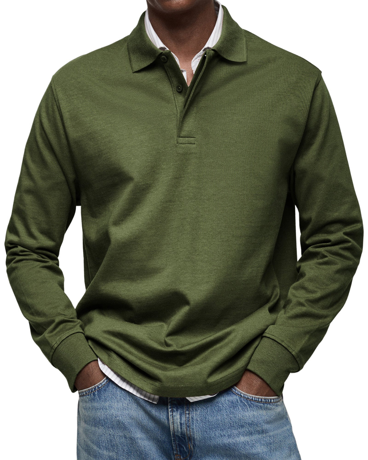 Men's Classic Long Sleeve Polo