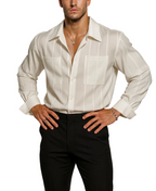 Men's Collared Stripe Shirt