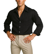 Men's Collared Stripe Shirt