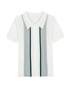 Men's Contrast Panel Polo Shirt