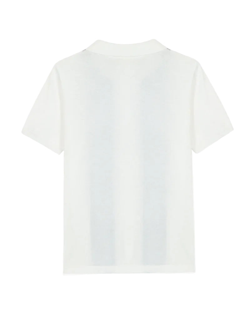 Men's Contrast Panel Polo Shirt