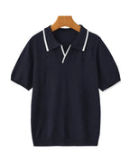 Men's Contrast Trim Polo Shirt