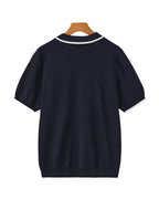 Men's Contrast Trim Polo Shirt