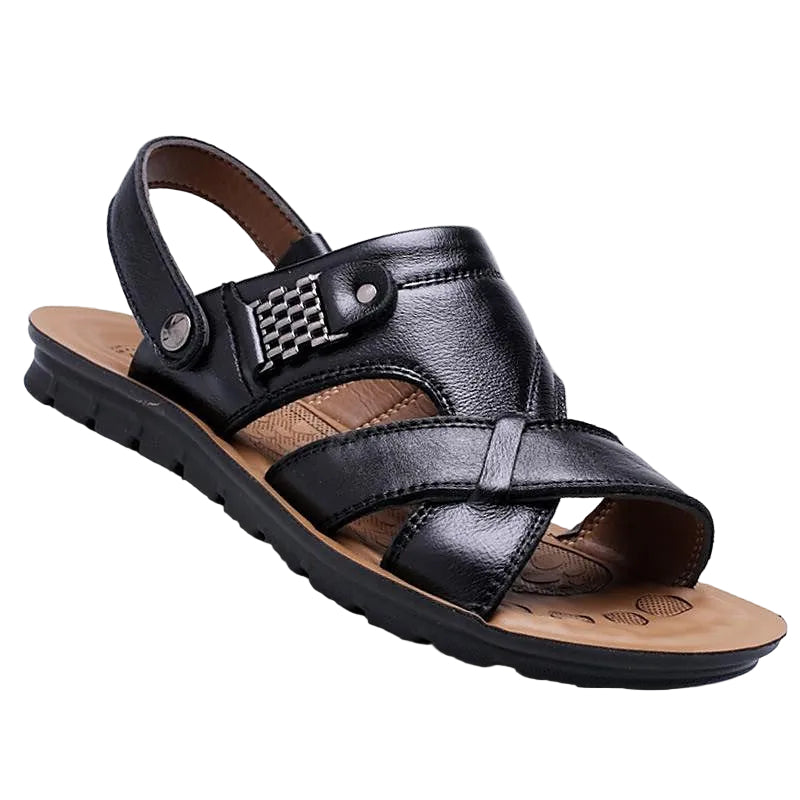 Men's Cross Strap Sandals