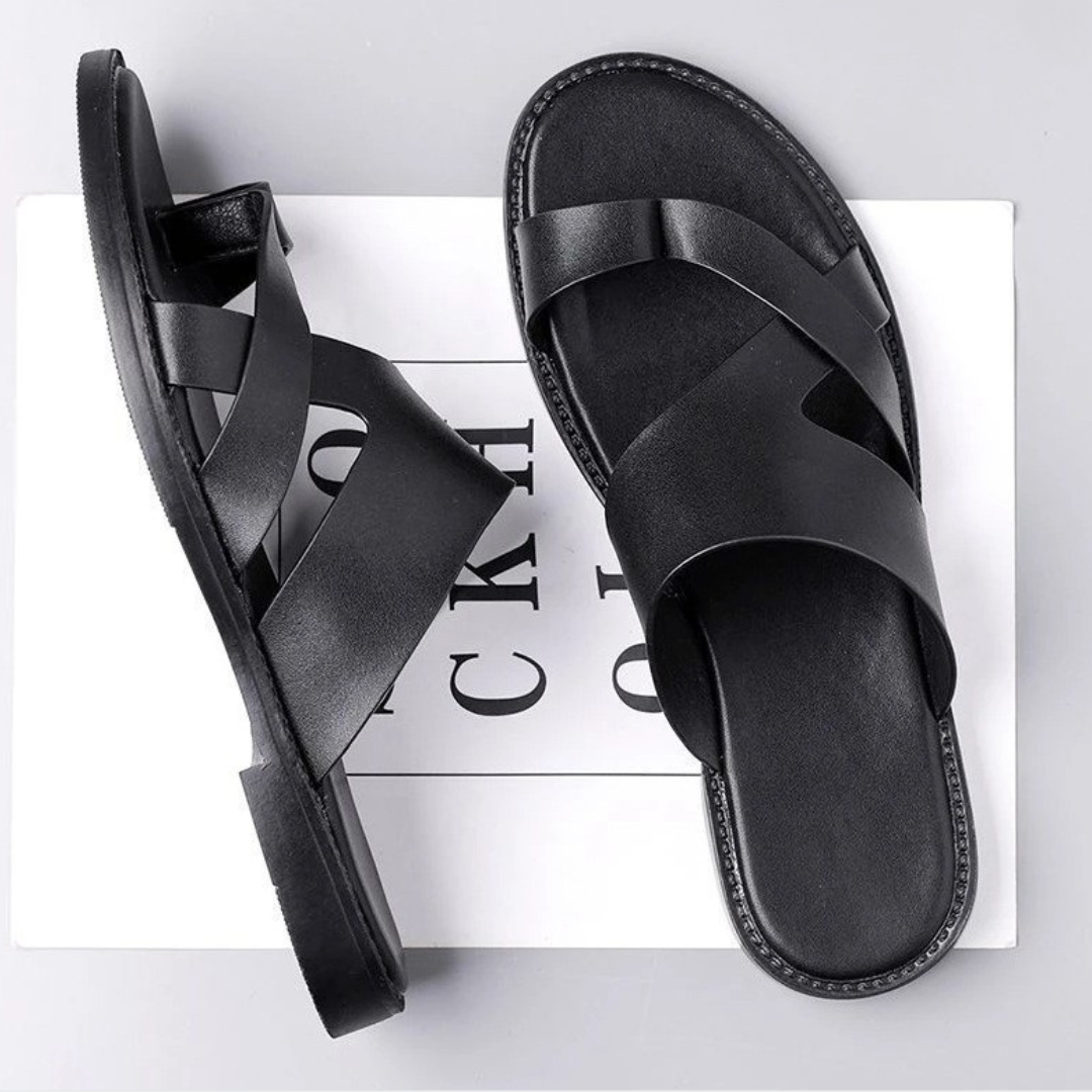 Men's Cross Strap Sandals