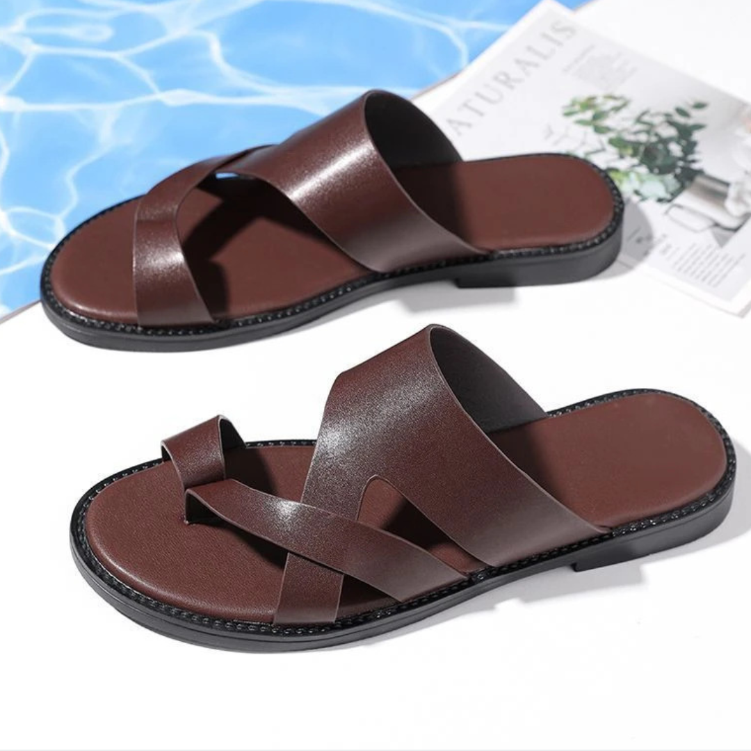 Men's Cross Strap Sandals