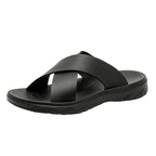 Men's Cross-Strap Slide Sandals
