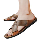 Men's Crossover Strap Sandals