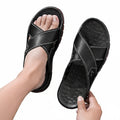 Men's Diagonal Strap Sandals