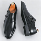 Men's Double Buckle Dress Shoes