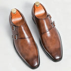 Men's Double Buckle Dress Shoes