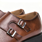 Men's Double Buckle Dress Shoes