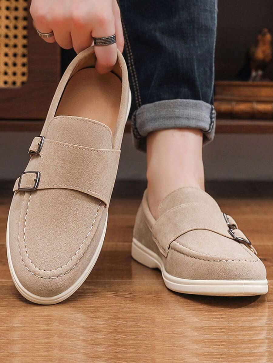 Men's Double Buckle Loafers