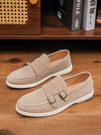 Men's Double Buckle Loafers