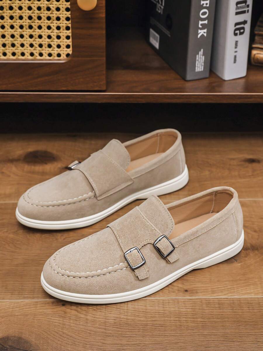 Men's Double Buckle Loafers