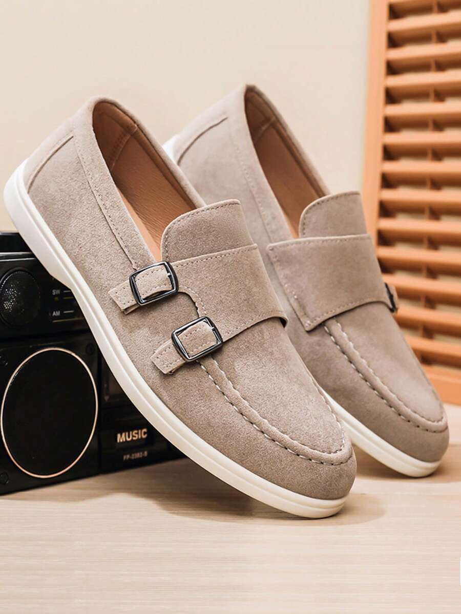 Men's Double Buckle Loafers