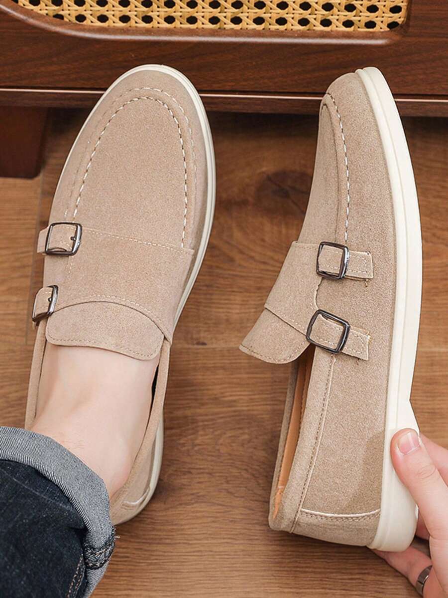 Men's Double Buckle Loafers