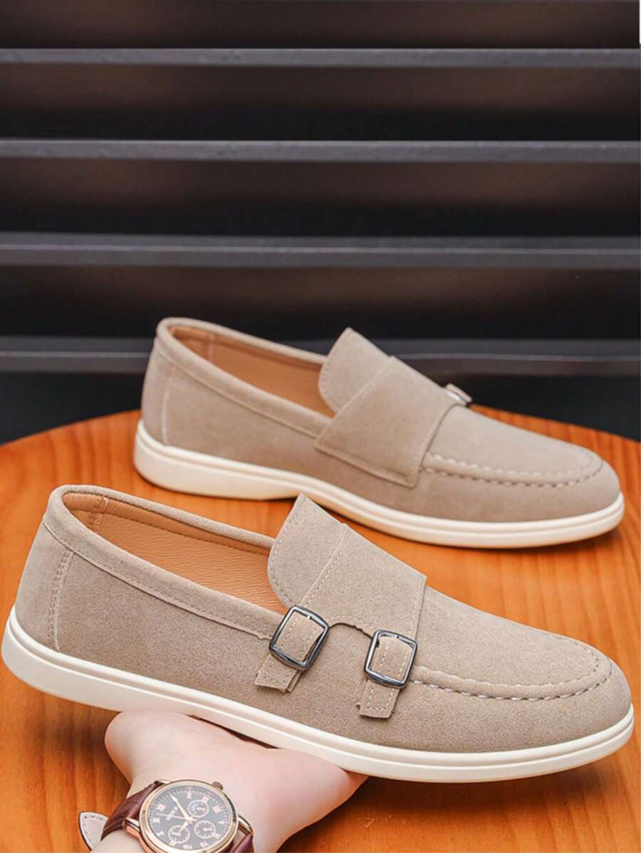 Men's Double Buckle Loafers