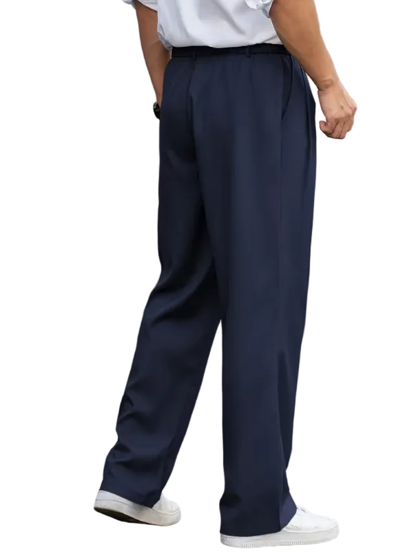 Men's Double Button Front Trousers