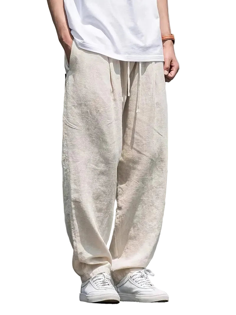 Men's Drawstring Detail Trousers