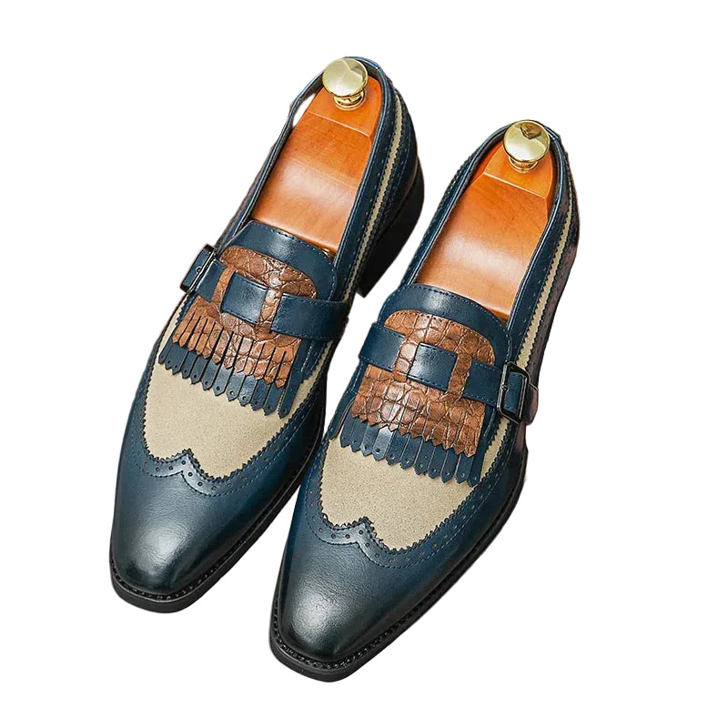 Men's Fringe Strap Loafers