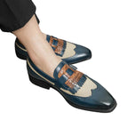 Men's Fringe Strap Loafers