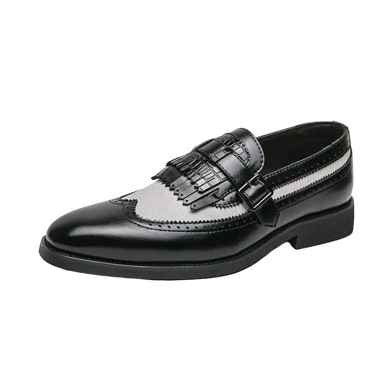 Men's Fringe Strap Loafers