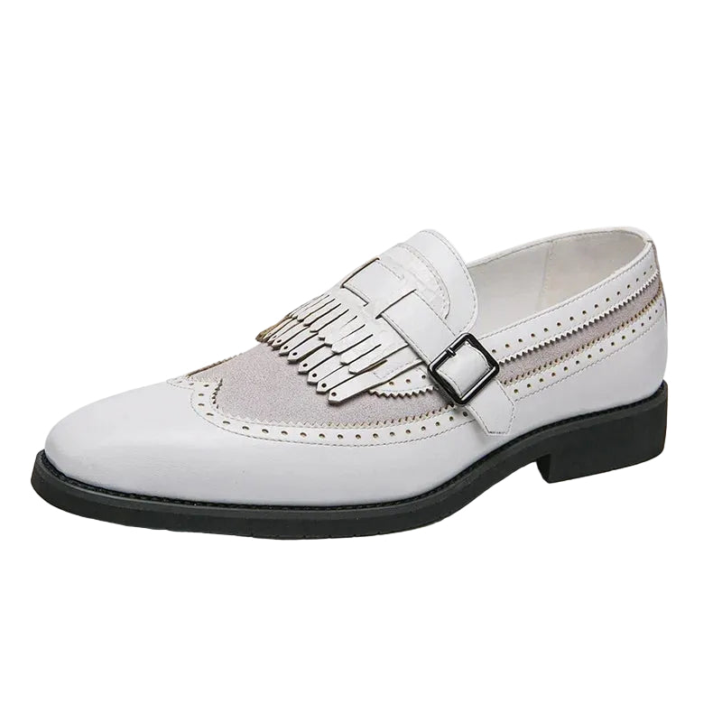 Men's Fringe Strap Loafers
