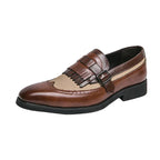 Men's Fringe Strap Loafers