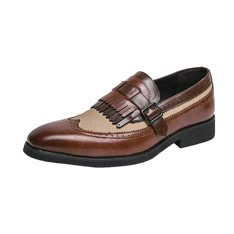 Men's Fringe Strap Loafers