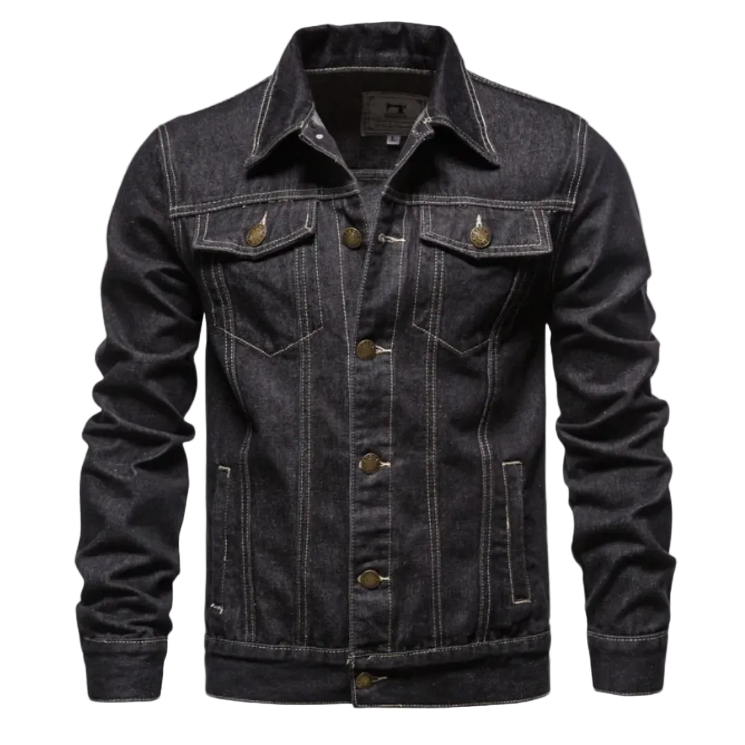 Men's Front Pocket Button Jacket