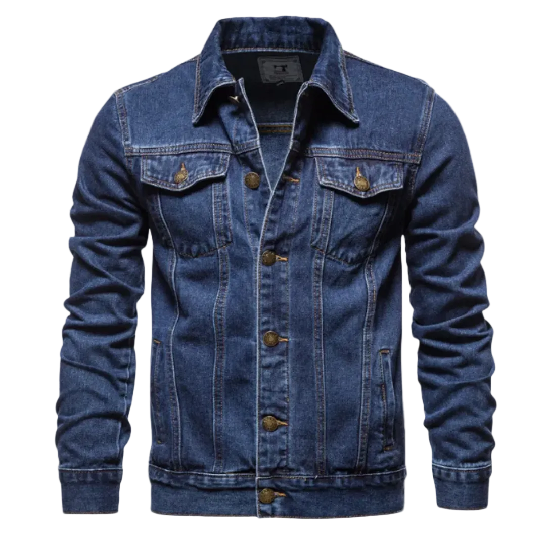 Men's Front Pocket Button Jacket