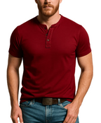 Men's Half Button Shirt