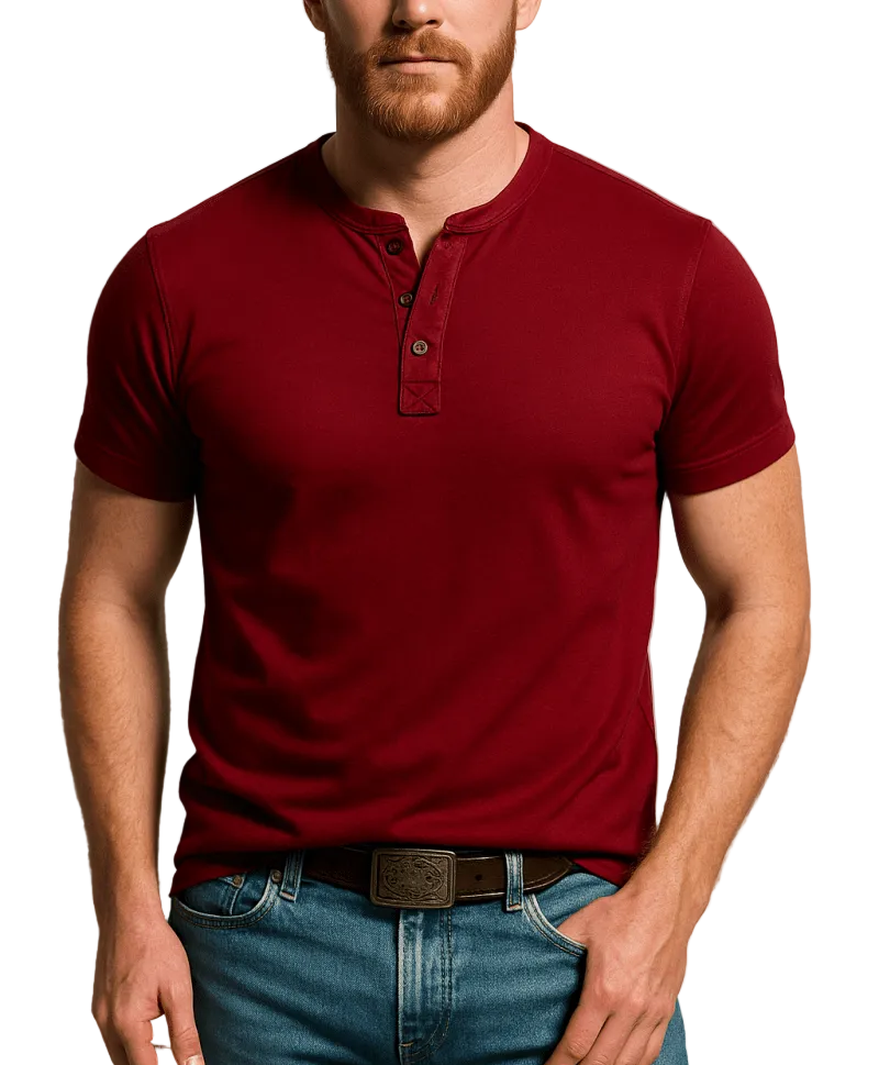 Men's Half Button Shirt