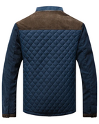 Men's High Collar Quilted Jacket