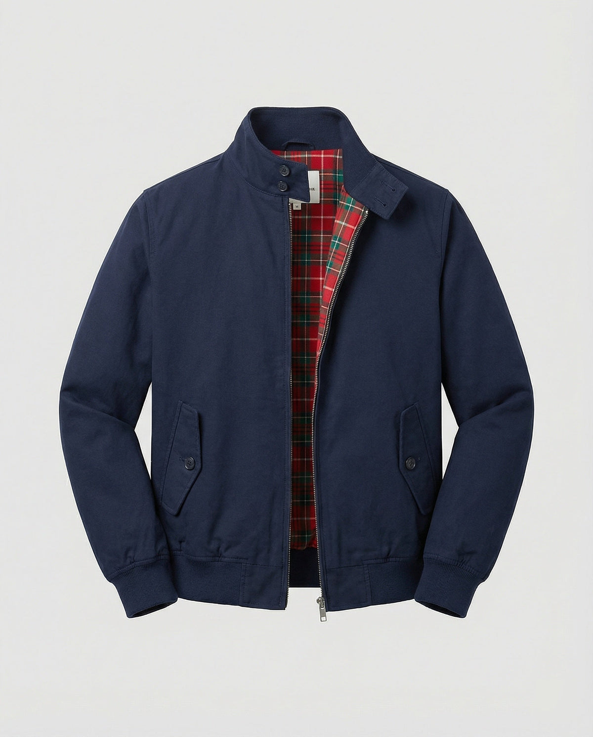 Men's High Collar Zip-Up Jacket