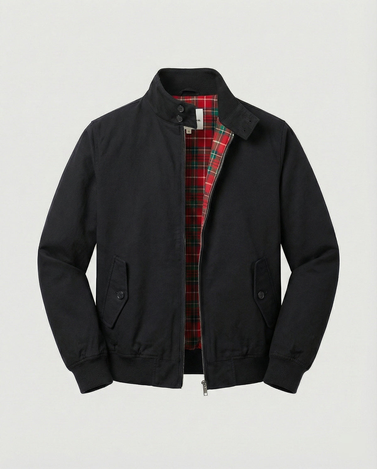 Men's High Collar Zip-Up Jacket
