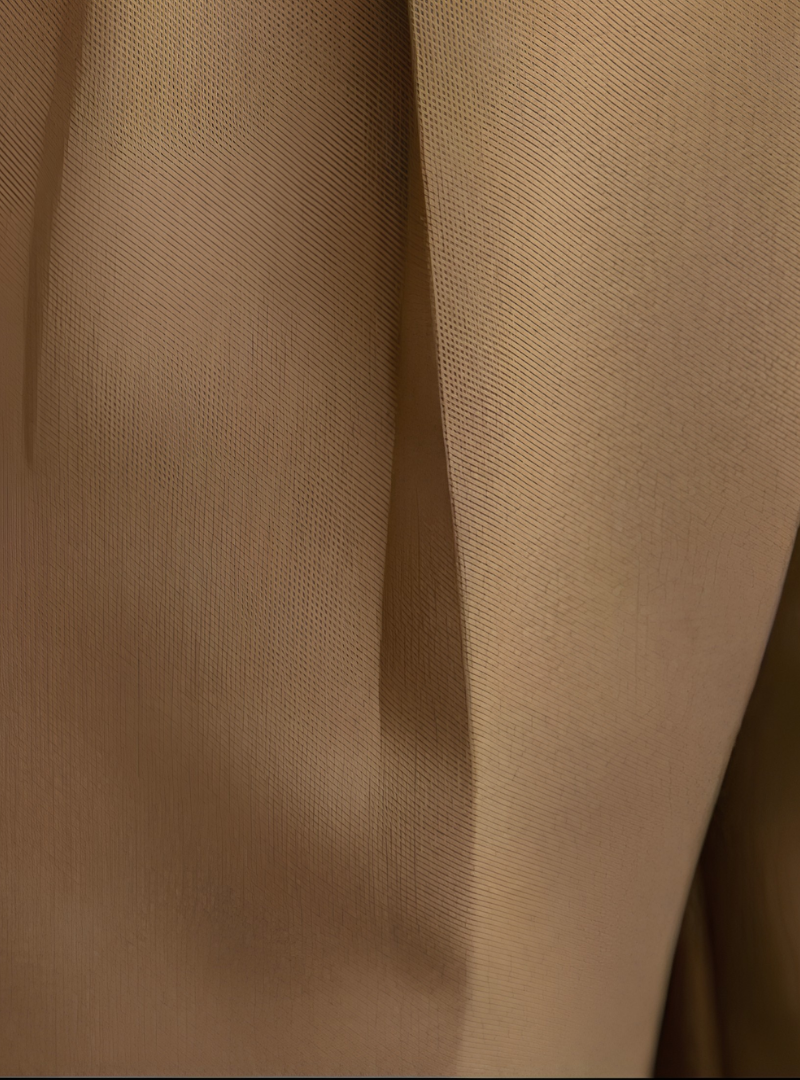 Men's High-Waisted Pleated Trousers
