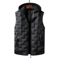 Men's Hood Zip Pocket Vest